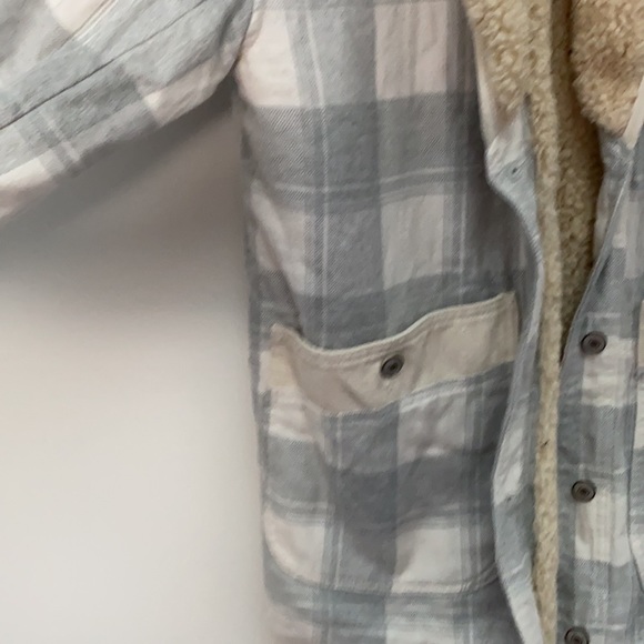 Free People Woodlands Plaid Sherpa Jacket - Picture 6 of 9